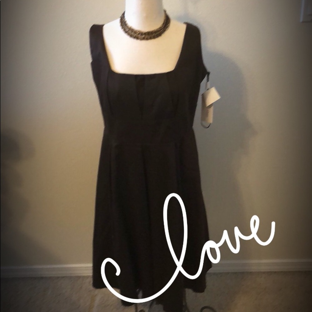 Chocolate Sleeveless  Lightweight Dress